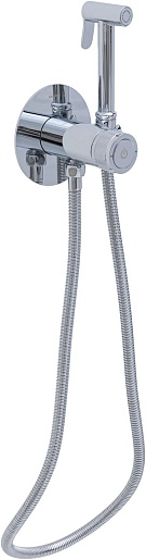 Allen Brau Смеситель с гигиеническим душем Liberty 5.33005-00 (с внутренней частью) хром – фото-1